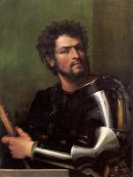 Piombo, Sebastiano del - Portrait of a Man in Armor